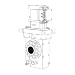 ITER Type 3 UHV All-Metal Gate Valve for microwave transmission lines (corrugated)