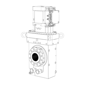 ITER Type 3 UHV All-Metal Gate Valve for microwave transmission lines (corrugated)