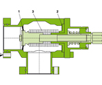 57.1 XHV All-Metal Angle valve