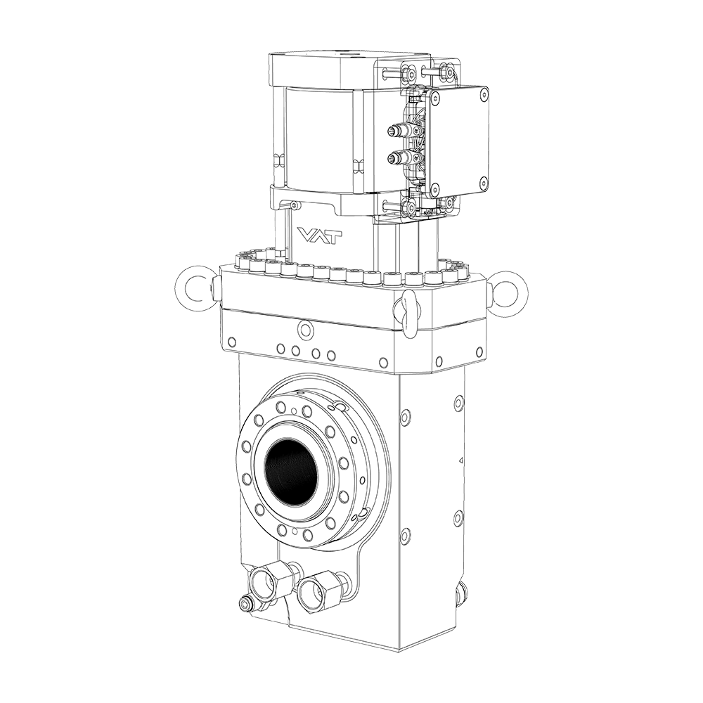 ITER Type 3 UHV All-Metal Gate Valve for microwave transmission lines (corrugated)