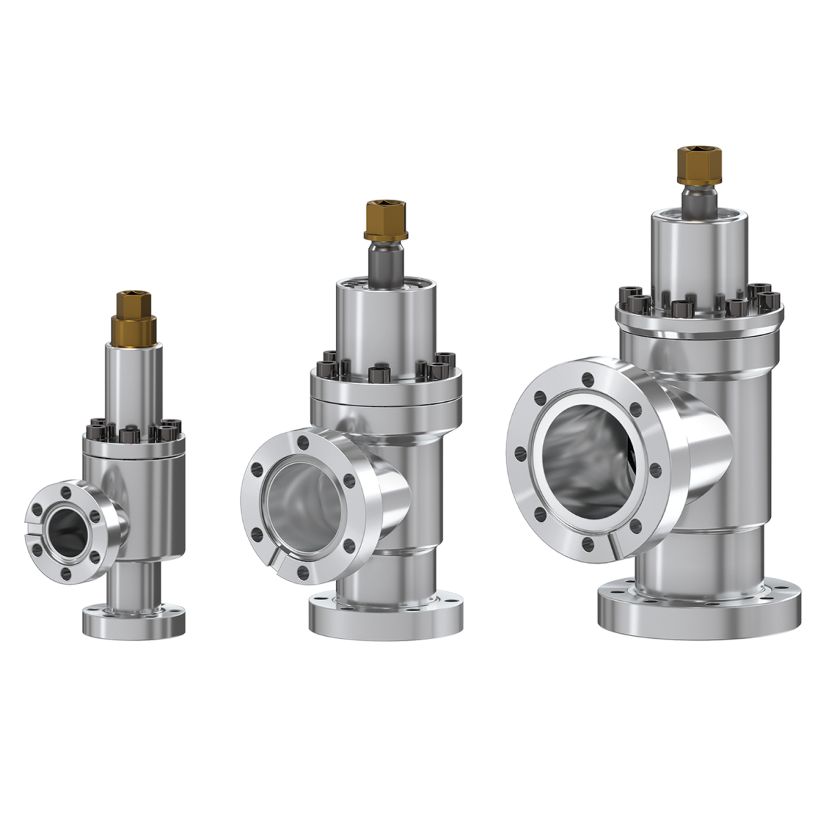 54.1 超高真空/极高真空全金属角阀-易闭式